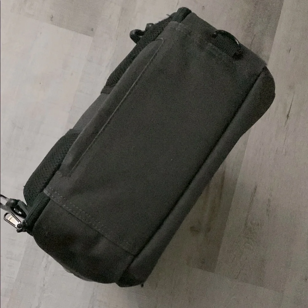 Standard Luggage Co. The Daily Backpack Black and Gray Convertible work/travel